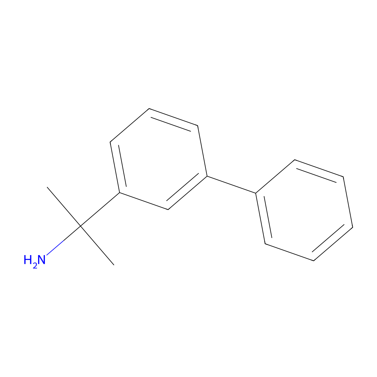 2-([1,1'-Biphenyl]-3-yl)propan-2-amine hydrochloride molecular structure, CAS 1314700-36-1