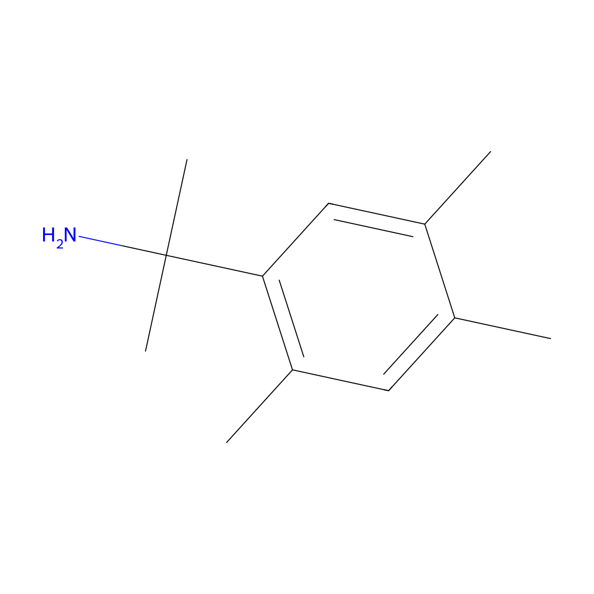 2-(2,4,5-Trimethylphenyl)propan-2-amine molecular structure, CAS 1314746-81-0