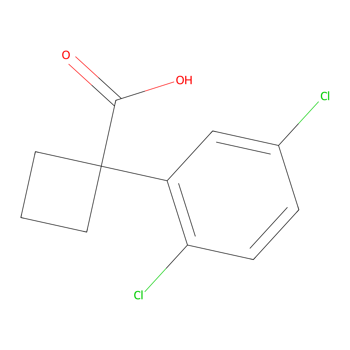 1-(2,5-Dichlorophenyl)cyclobutanecarboxylic Acid molecular structure, CAS 1314755-91-3