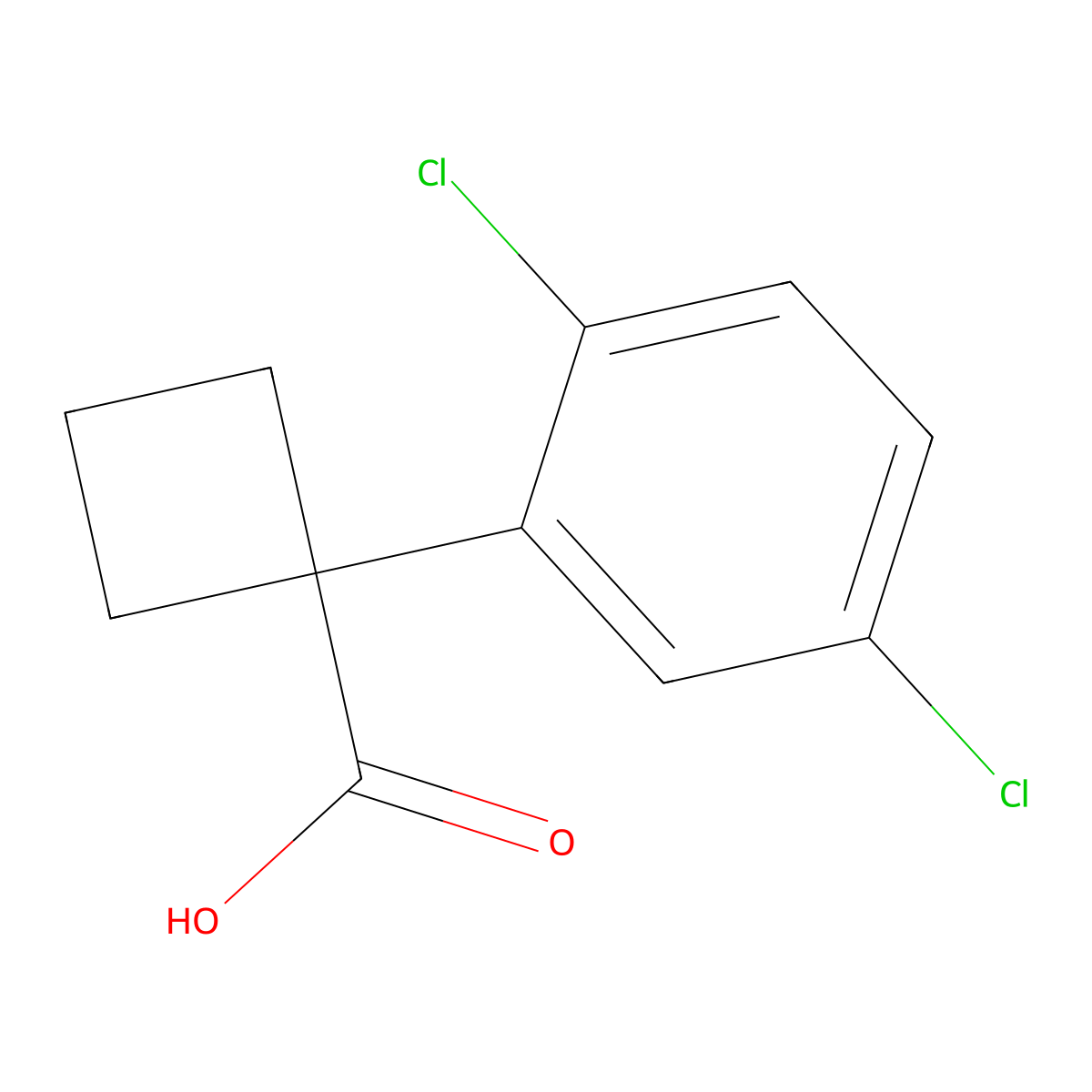 1-(2,5-Dichlorophenyl)cyclobutanecarboxylic Acid molecular structure, CAS 1314755-91-3