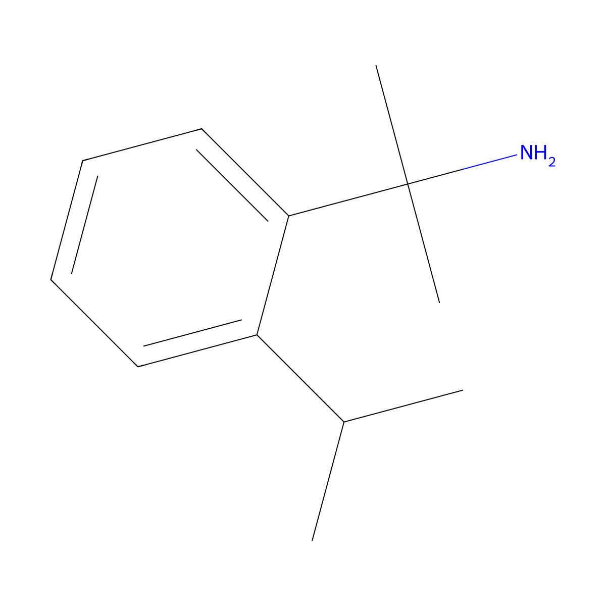 2-[2-(Propan-2-yl)phenyl]propan-2-amine molecular structure, CAS 1314766-38-5