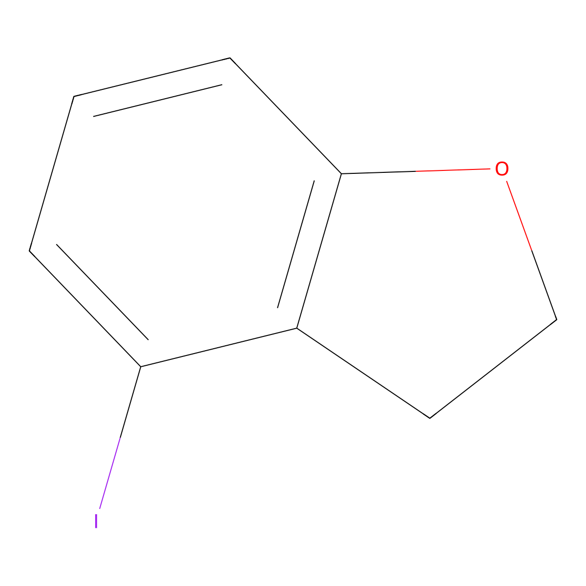 4-Iodo-2,3-dihydrobenzofuran molecular structure, CAS 1314767-80-0