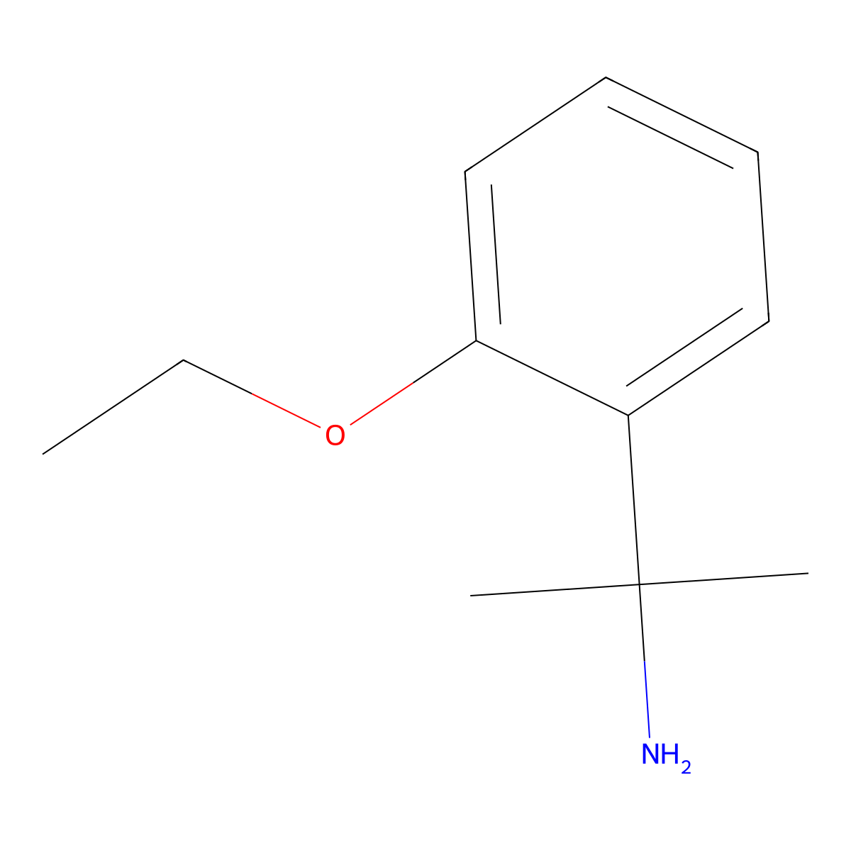 2-(2-Ethoxyphenyl)propan-2-amine molecular structure, CAS 1314769-79-3