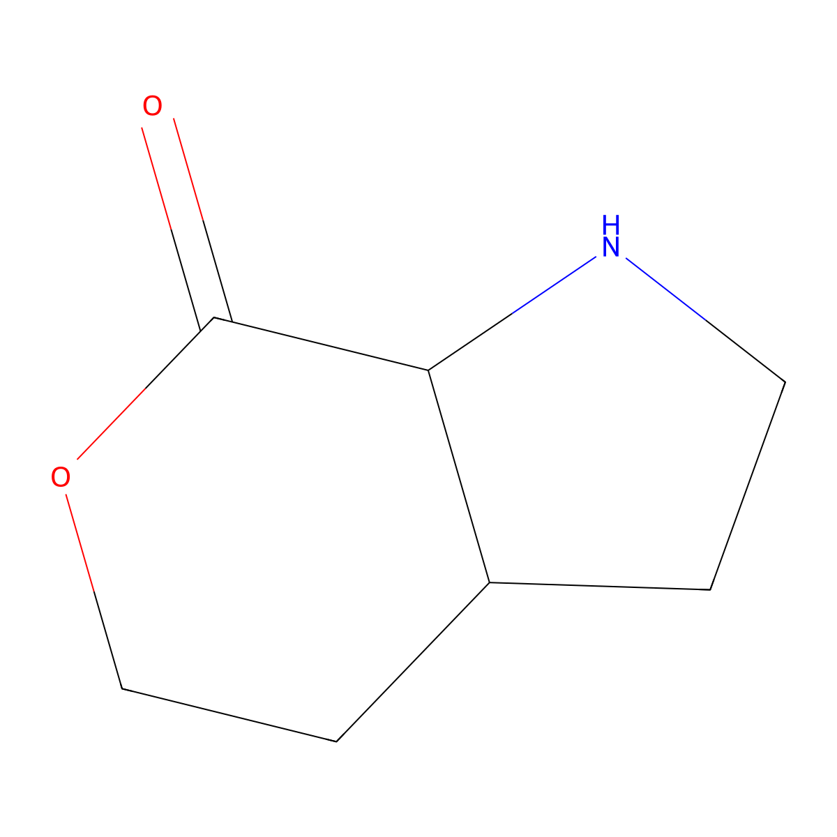 Octahydropyrano[3,4-b]pyrrol-7-one molecular structure, CAS 1314895-85-6
