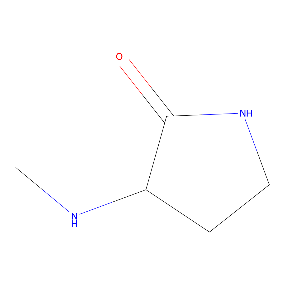 3-(Methylamino)pyrrolidin-2-one molecular structure, CAS 1314899-15-4