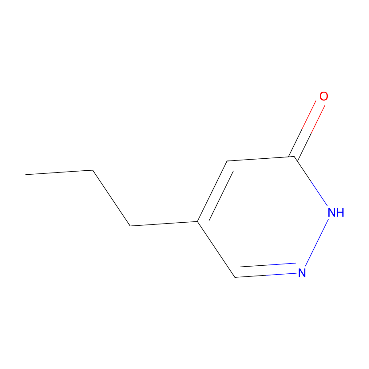 5-Propyl-2,3-dihydropyridazin-3-one molecular structure, CAS 1314900-06-5