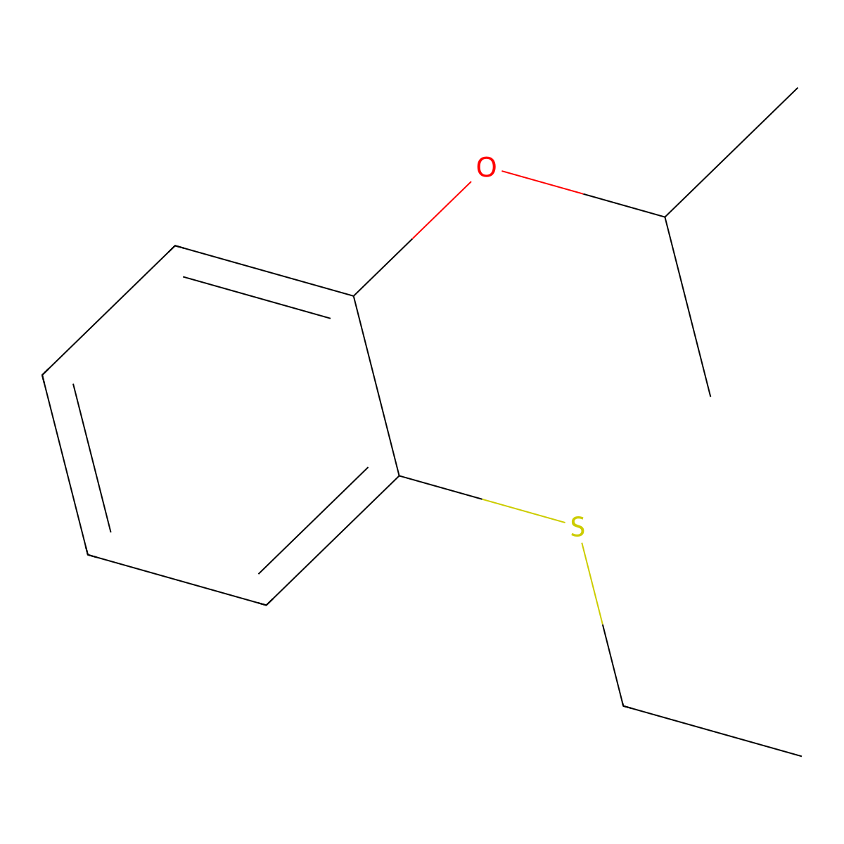 Ethyl 2-iso-propoxyphenyl sulfide molecular structure, CAS 1314900-71-4