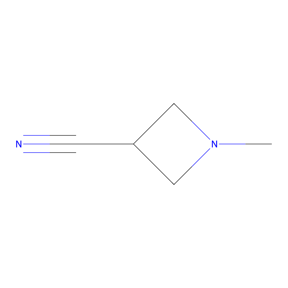 1-Methylazetidine-3-carbonitrile molecular structure, CAS 1314900-97-4