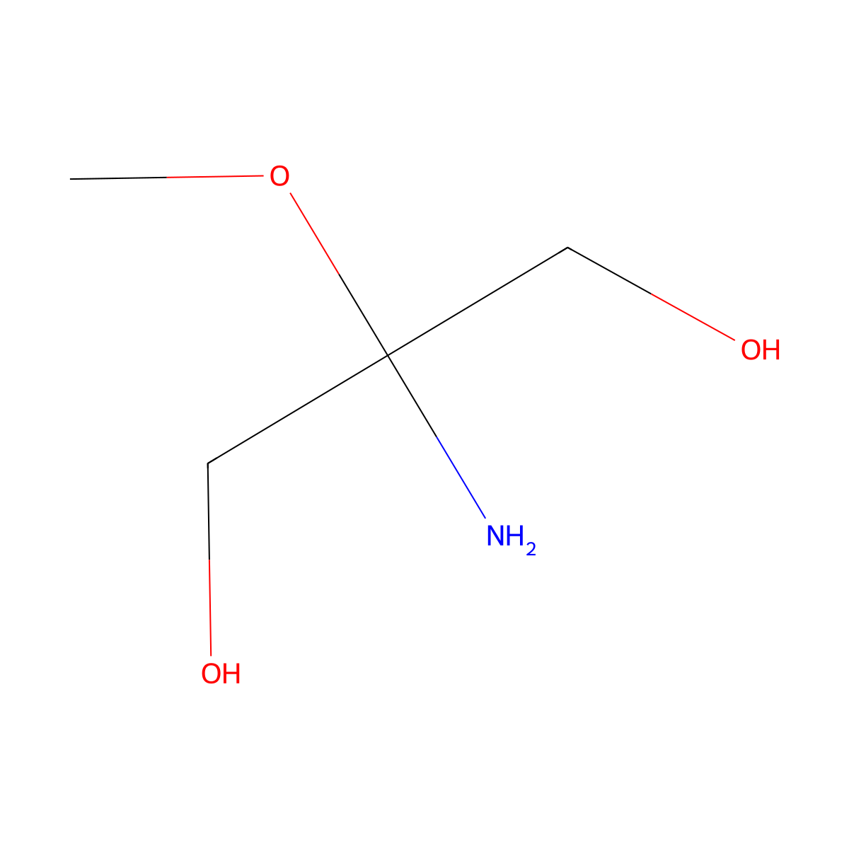 2-Amino-2-methoxy-1,3-propanediol molecular structure, CAS 1314902-72-1