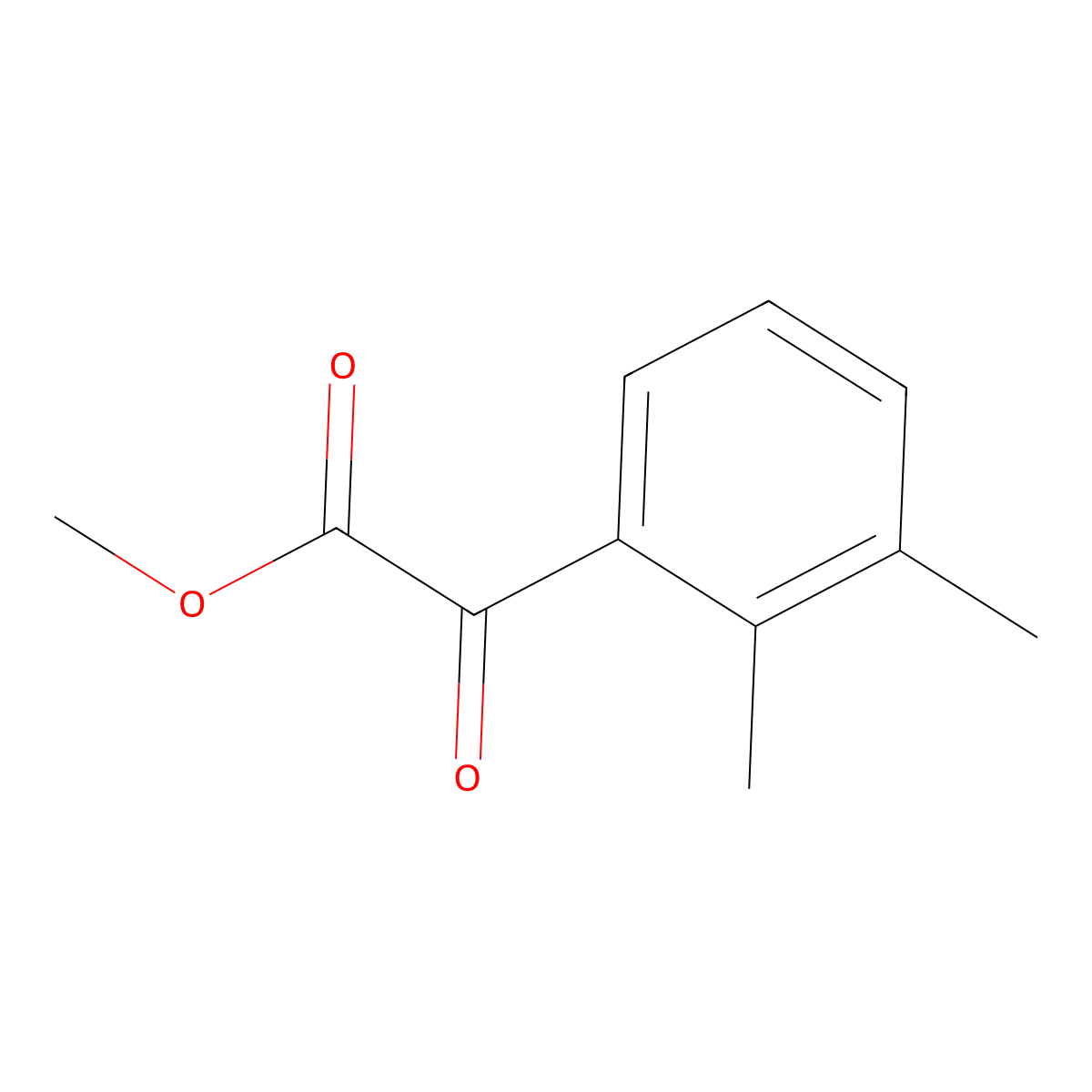 Methyl 2,3-dimethylbenzoylformate molecular structure, CAS 1314903-56-4