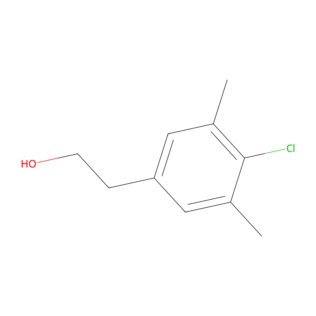 4-Chloro-3,5-dimethylphenethyl alcohol molecular structure, CAS 1314903-97-3