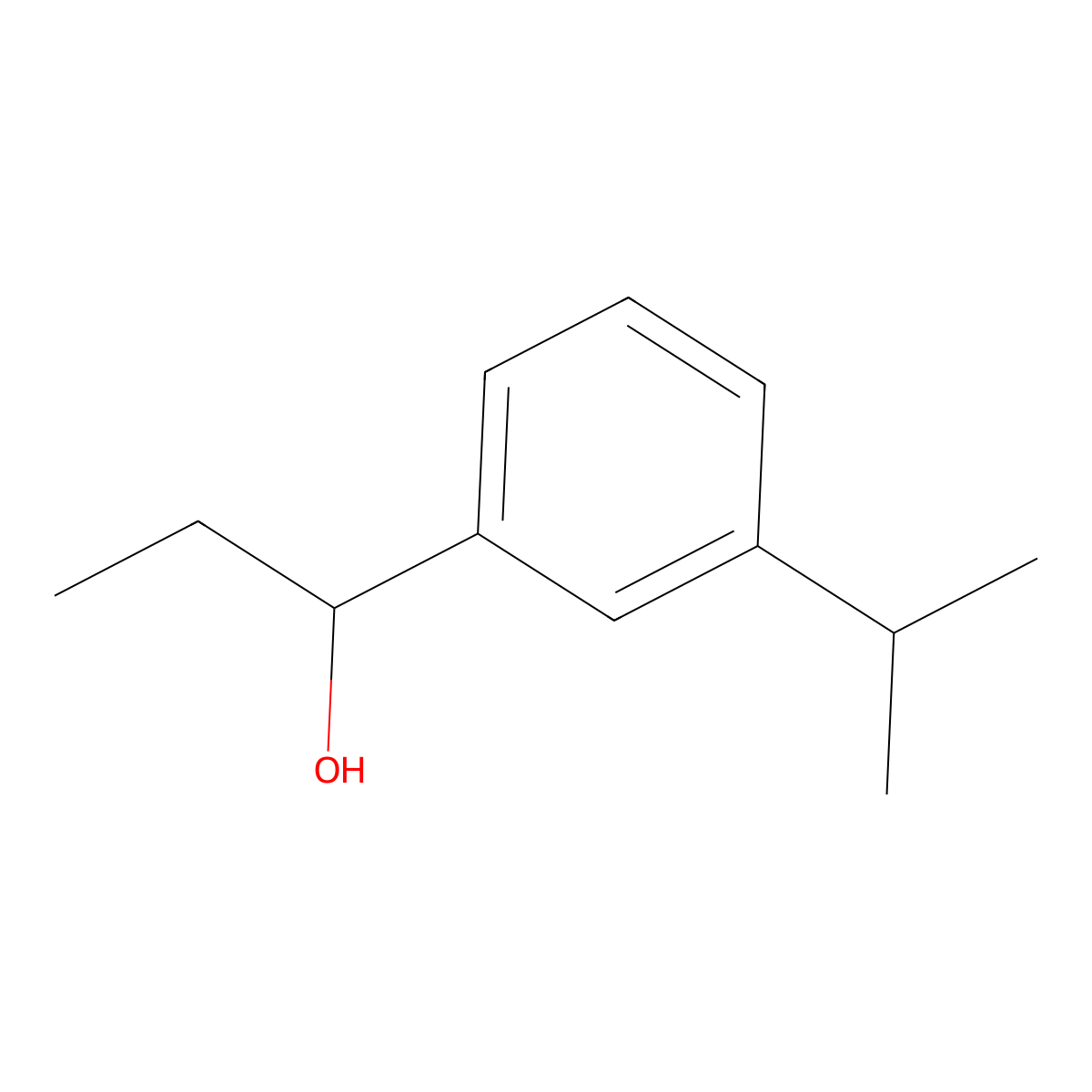 1-(3-iso-Propylphenyl)-1-propanol molecular structure, CAS 1314904-24-9