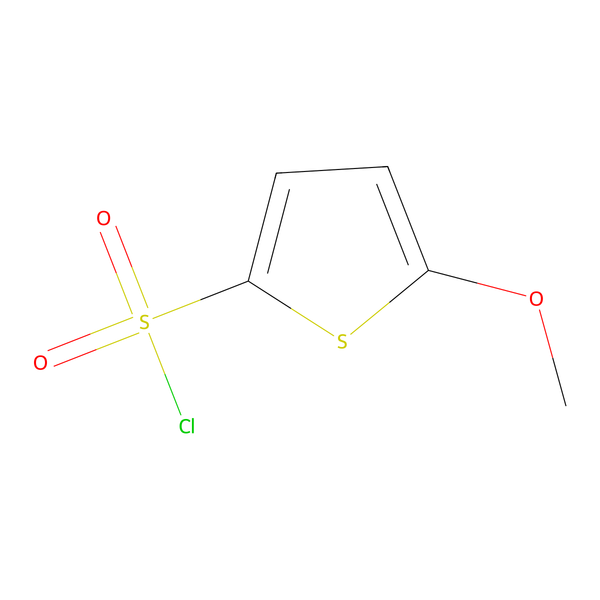 5-Methoxythiophene-2-sulfonyl chloride molecular structure, CAS 1314904-87-4