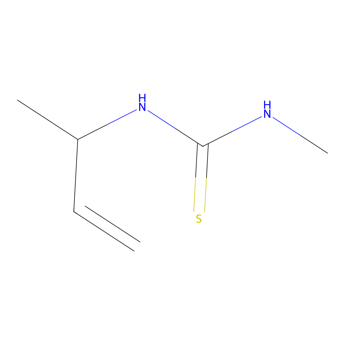 3-(But-3-EN-2-YL)-1-methylthiourea molecular structure, CAS 1314906-52-9