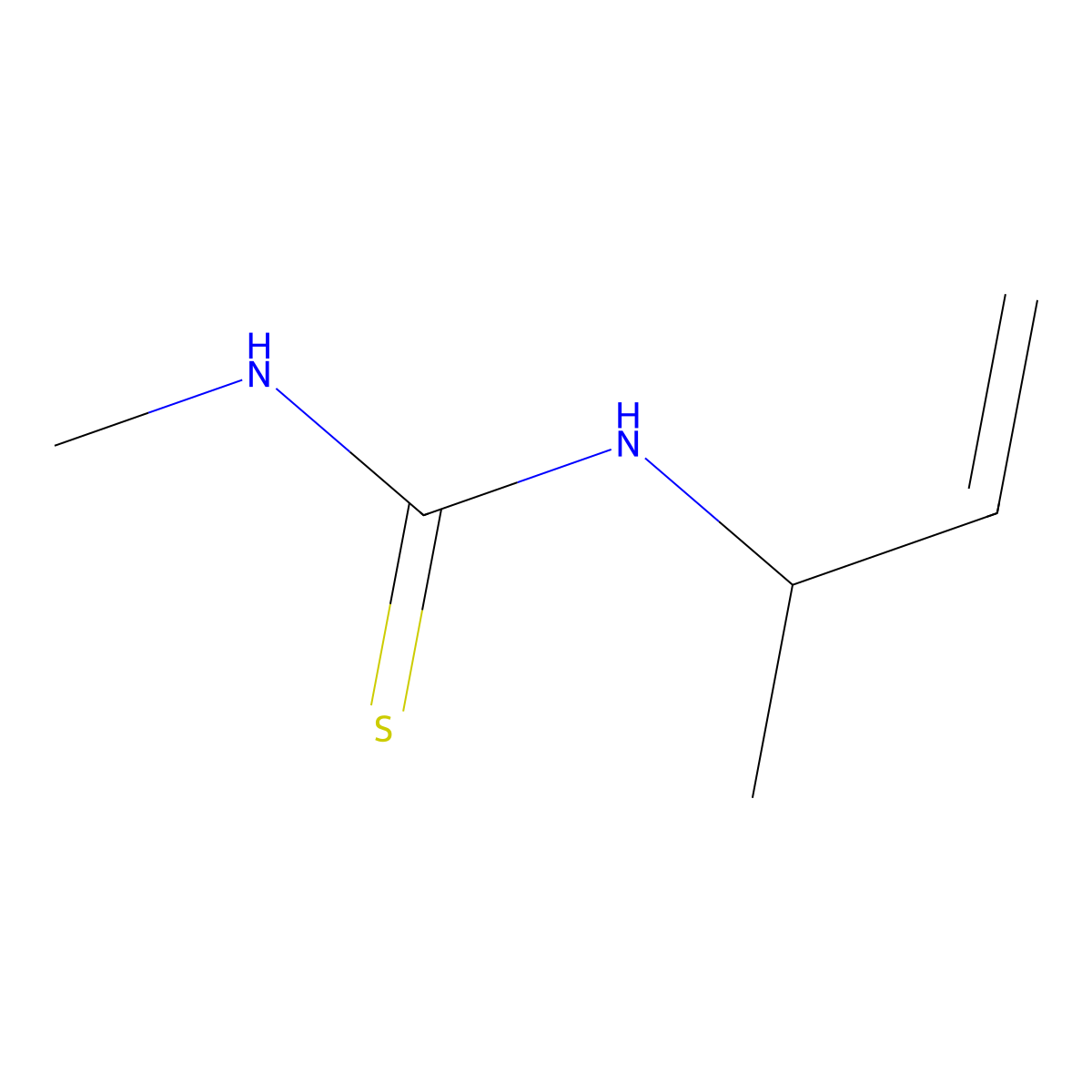 3-(But-3-EN-2-YL)-1-methylthiourea molecular structure, CAS 1314906-52-9