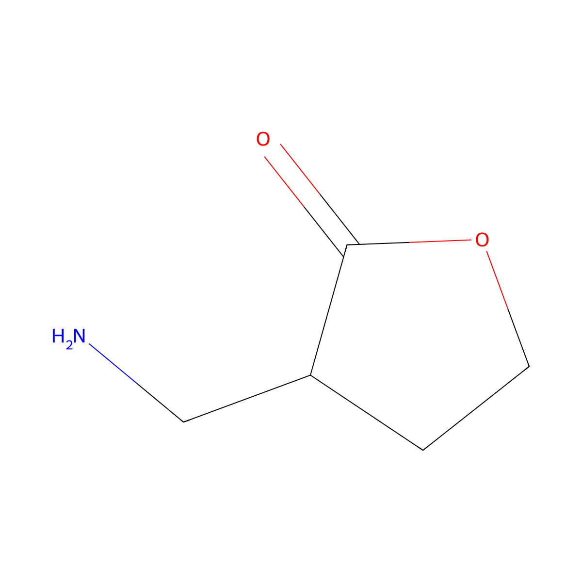 3-(Aminomethyl)oxolan-2-one molecular structure, CAS 1314906-62-1
