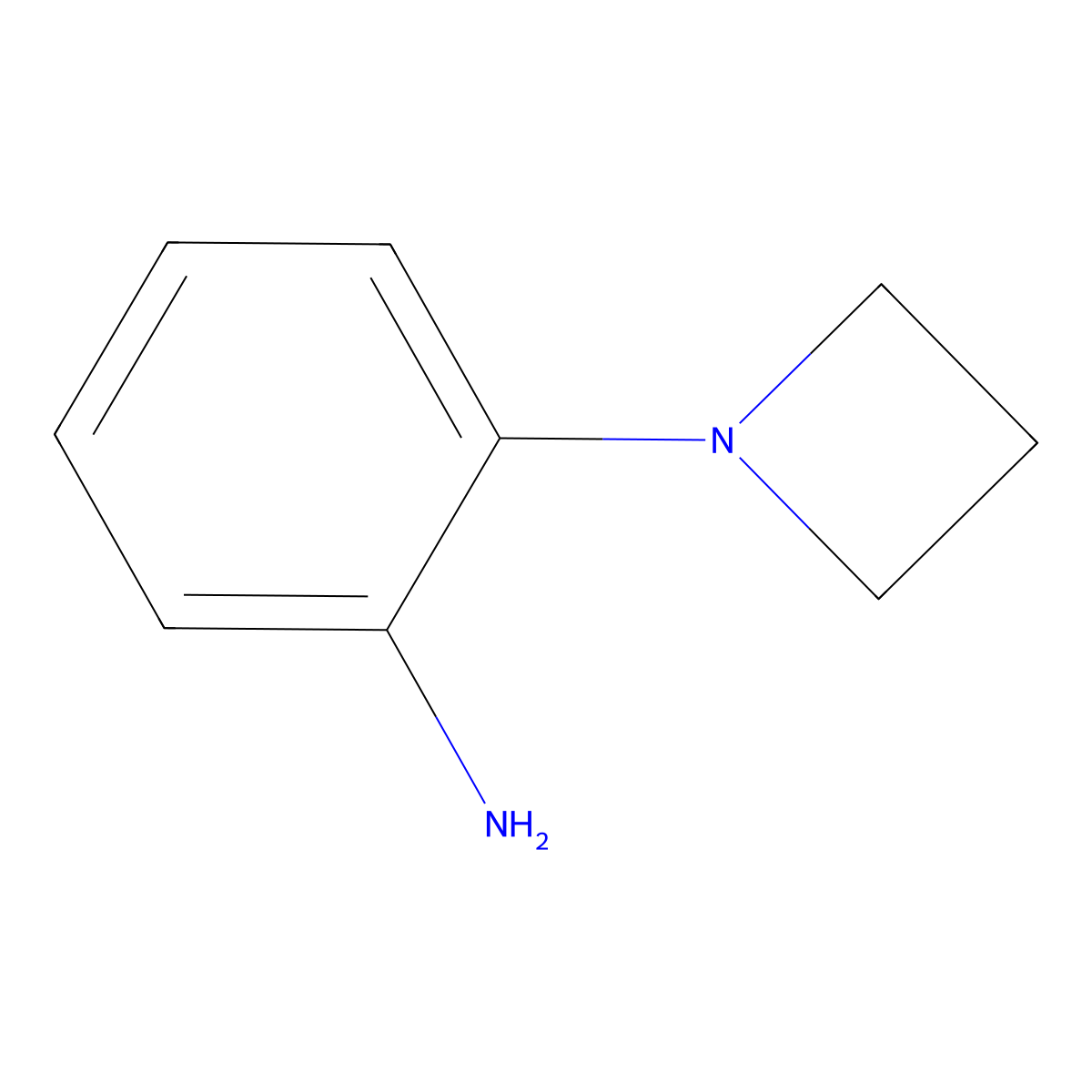 2-(Azetidin-1-yl)aniline molecular structure, CAS 1314907-47-5