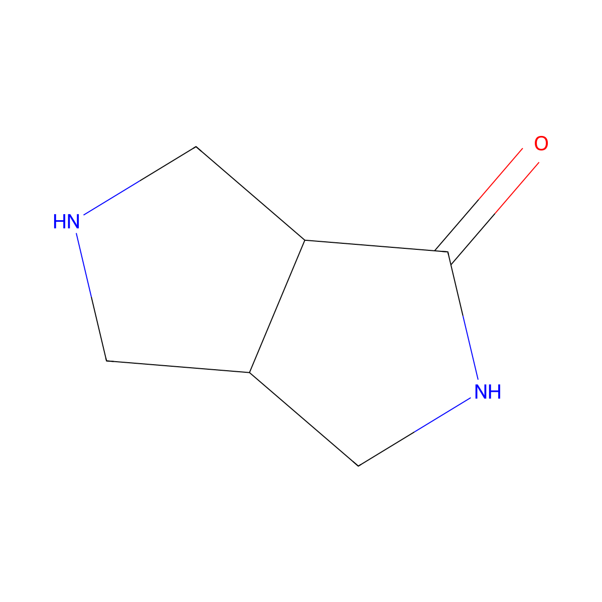 Octahydropyrrolo[3,4-c]pyrrol-1-one molecular structure, CAS 1314908-45-6