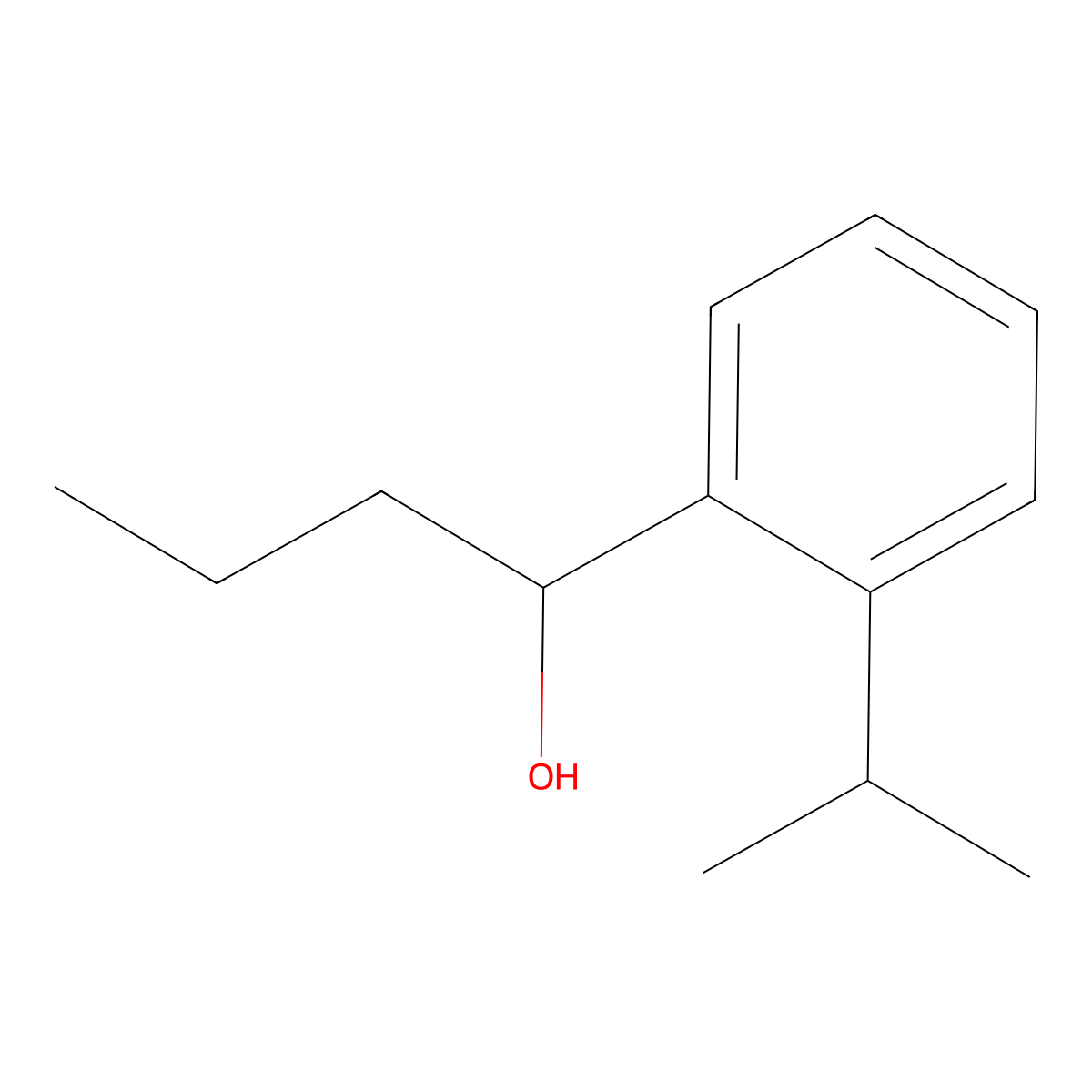 1-(2-iso-Propylphenyl)-1-butanol molecular structure, CAS 1314908-56-9