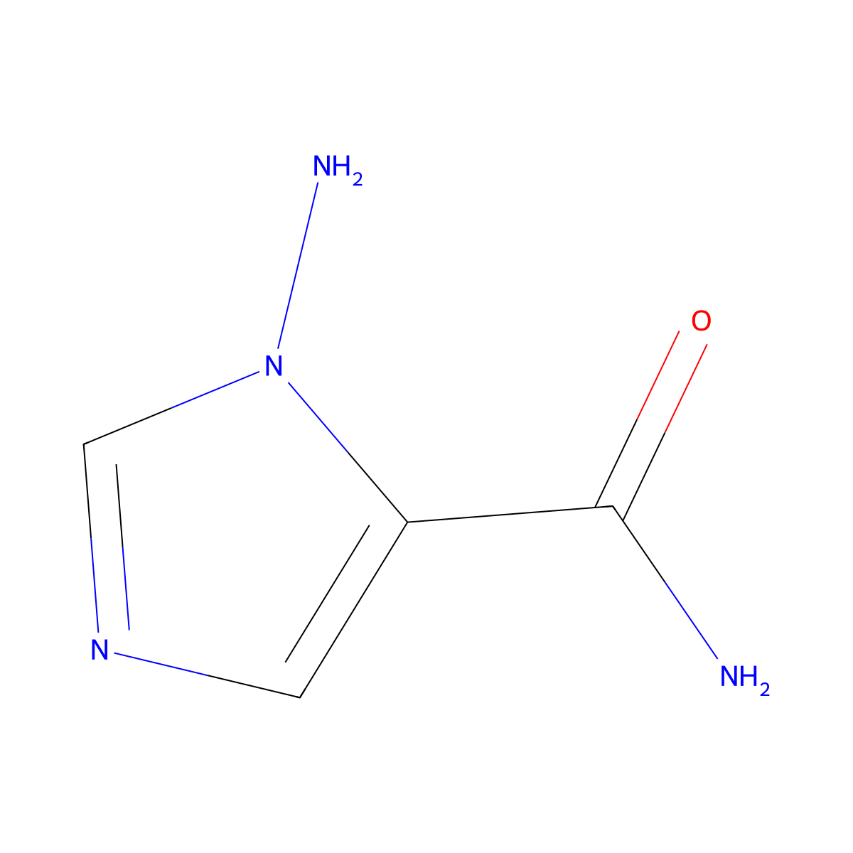1-Amino-1h-imidazole-5-carboxamide molecular structure, CAS 1314910-72-9