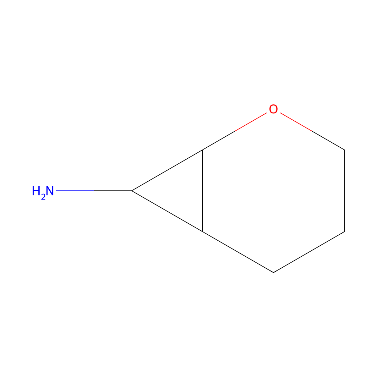 2-Oxabicyclo[4.1.0]heptan-7-amine molecular structure, CAS 1314913-47-7