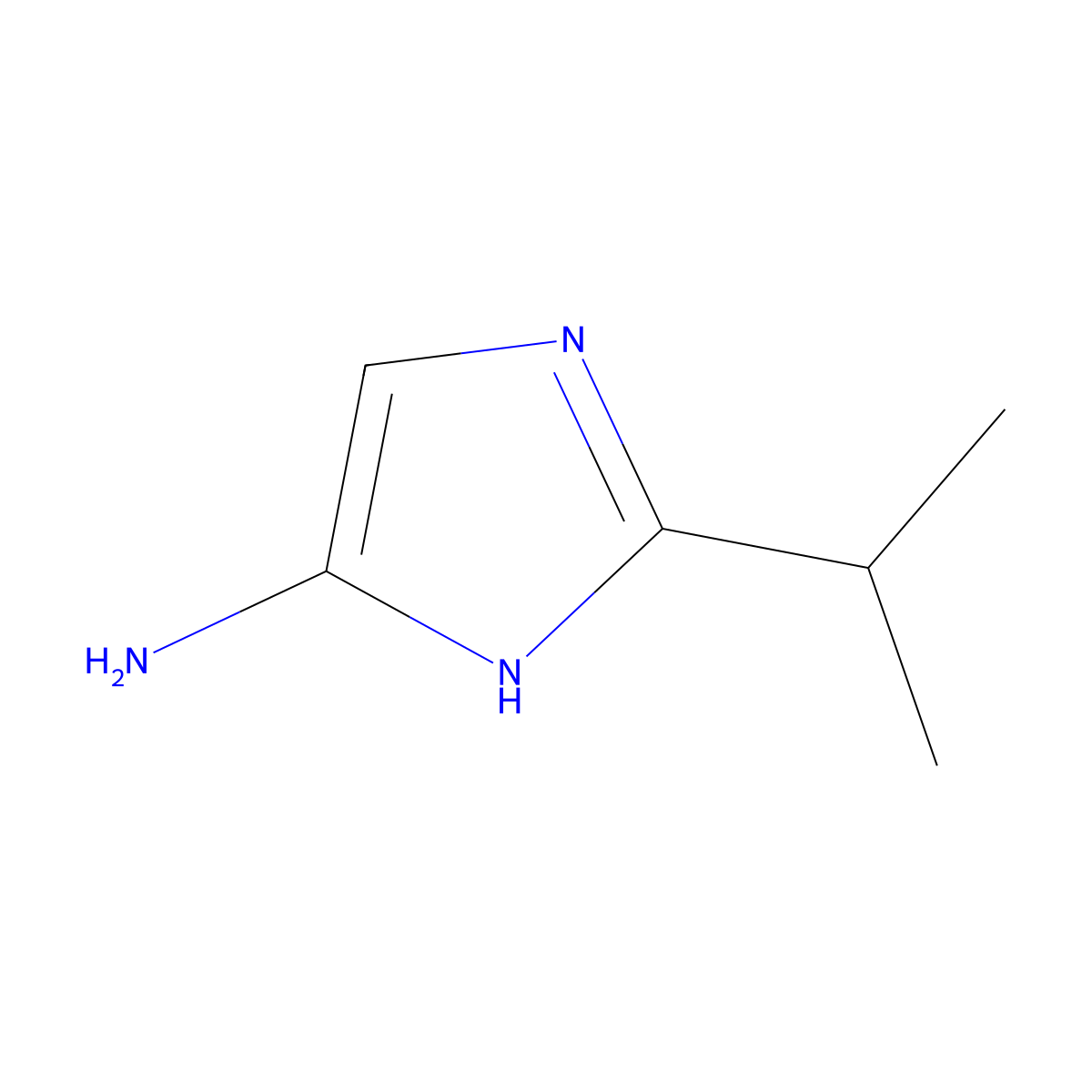 2-(1-Methylethyl)-1H-imidazol-4-amine molecular structure, CAS 1314914-81-2