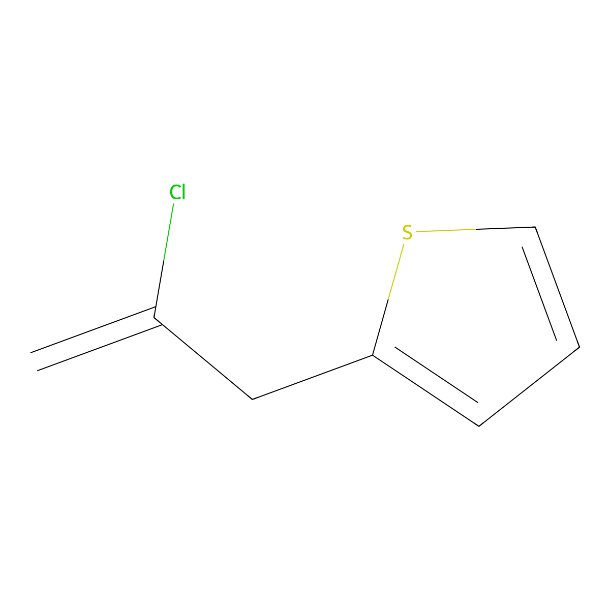 2-Chloro-3-(2-thienyl)-1-propene molecular structure, CAS 1314915-84-8