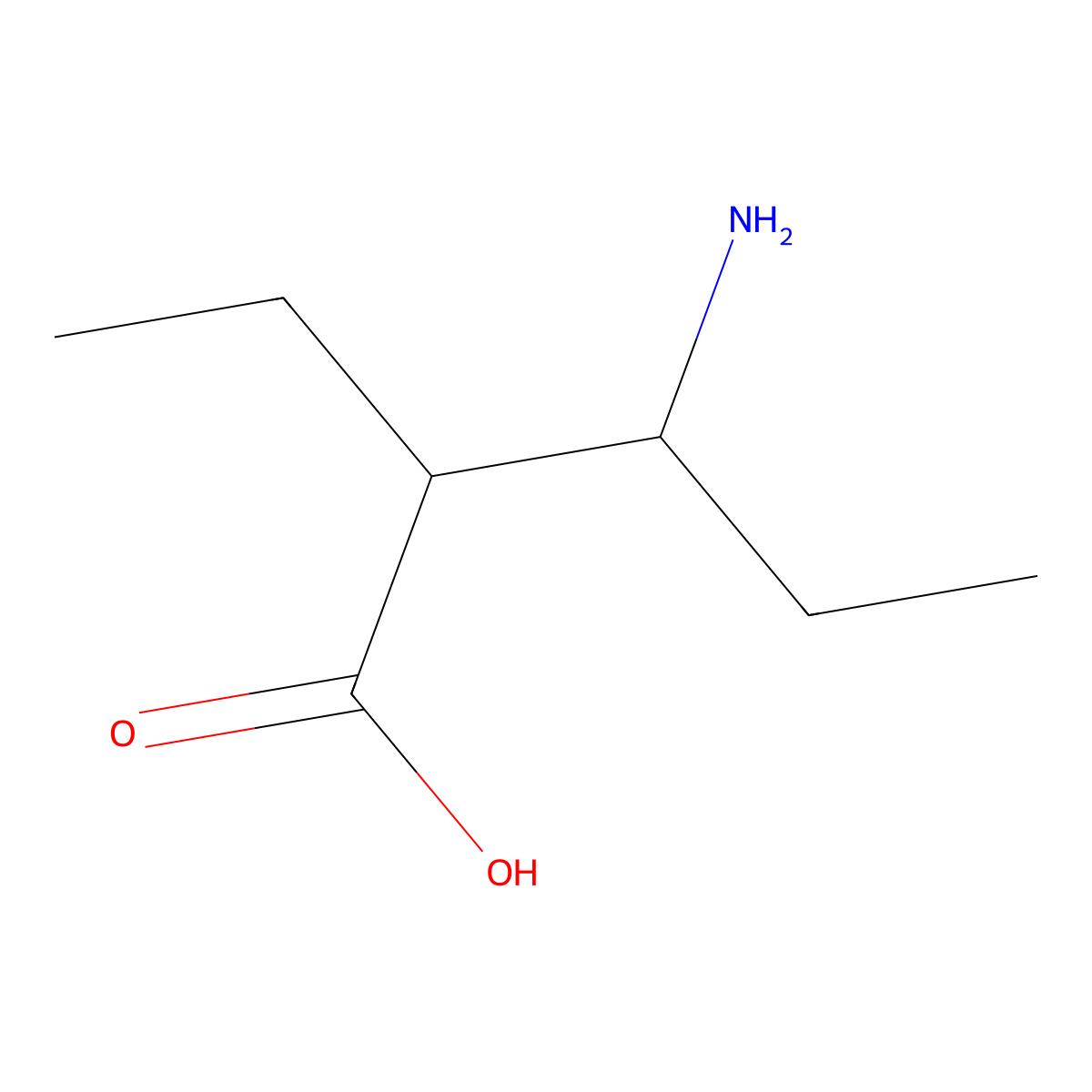 3-Amino-2-ethylpentanoic acid molecular structure, CAS 1314920-03-0