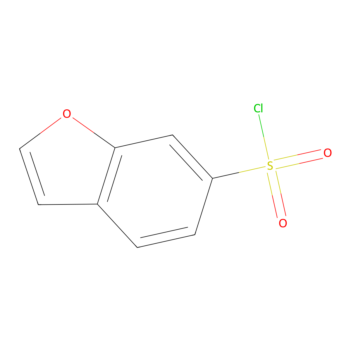 Benzofuran-6-sulfonyl chloride molecular structure, CAS 1314920-96-1