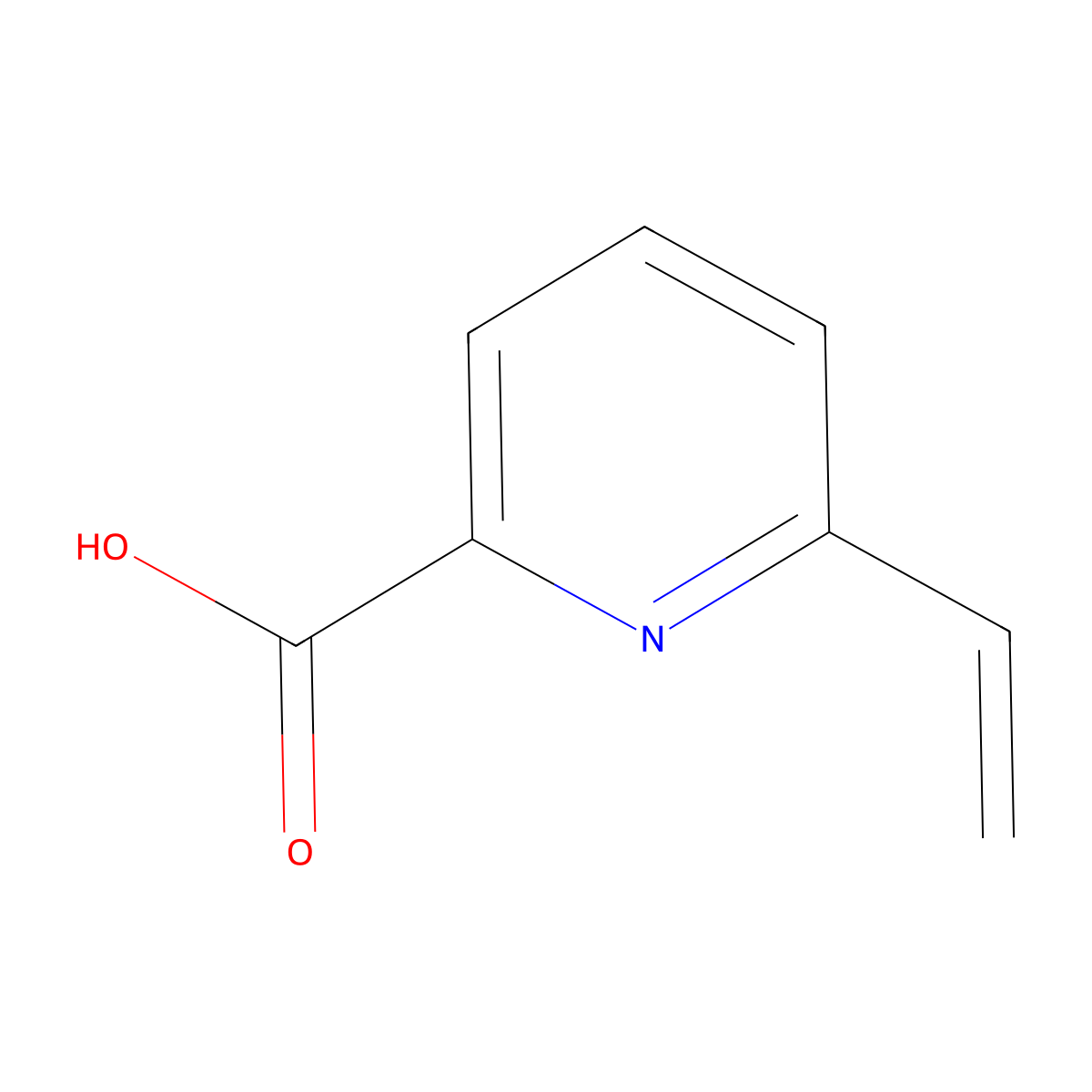 6-Vinylpicolinic acid molecular structure, CAS 1314921-10-2