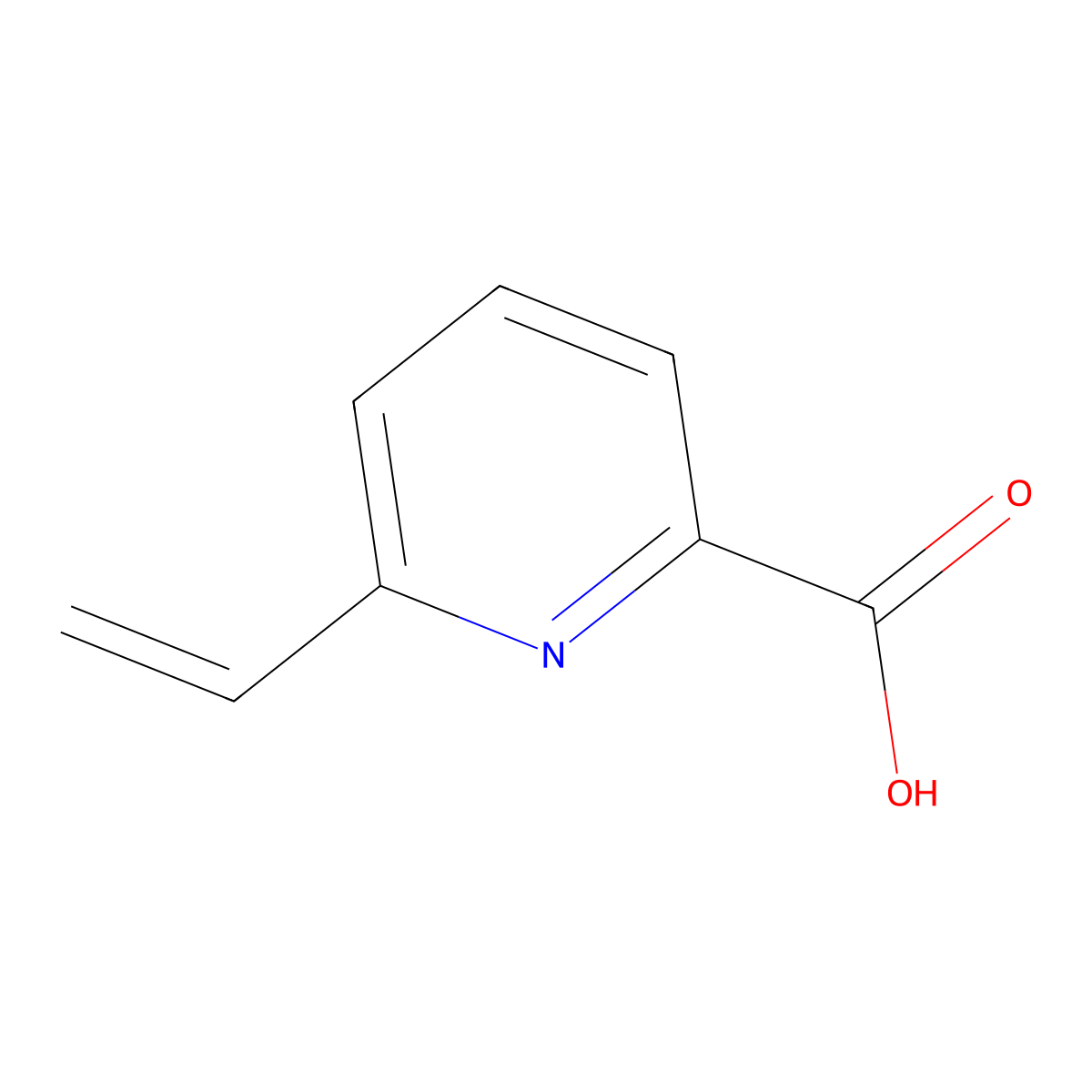 6-Vinylpicolinic acid molecular structure, CAS 1314921-10-2