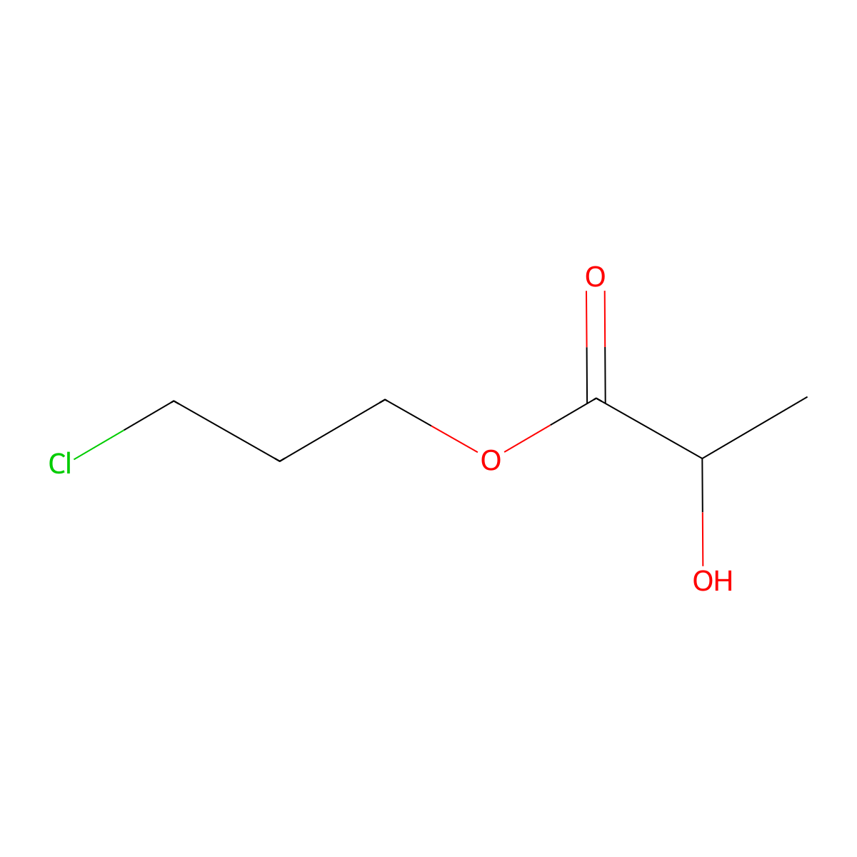 3-Chloropropyl 2-hydroxypropanoate molecular structure, CAS 1314921-33-9