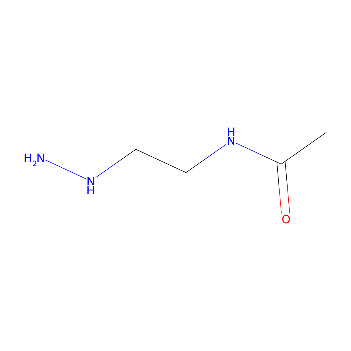 N-(2-hydrazinylethyl)acetamide molecular structure, CAS 1314922-42-3
