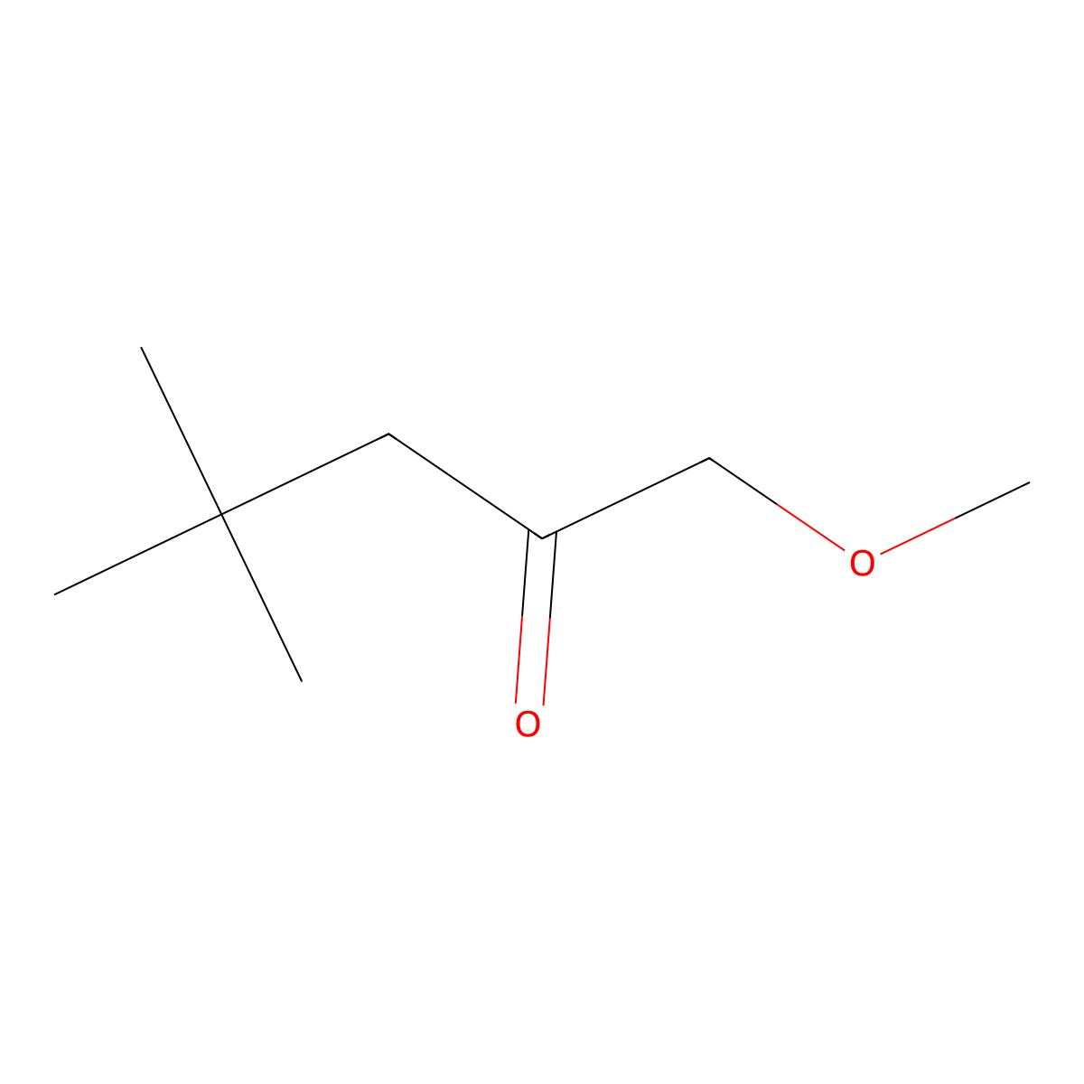 1-Methoxy-4,4-dimethylpentan-2-one molecular structure, CAS 1314923-03-9