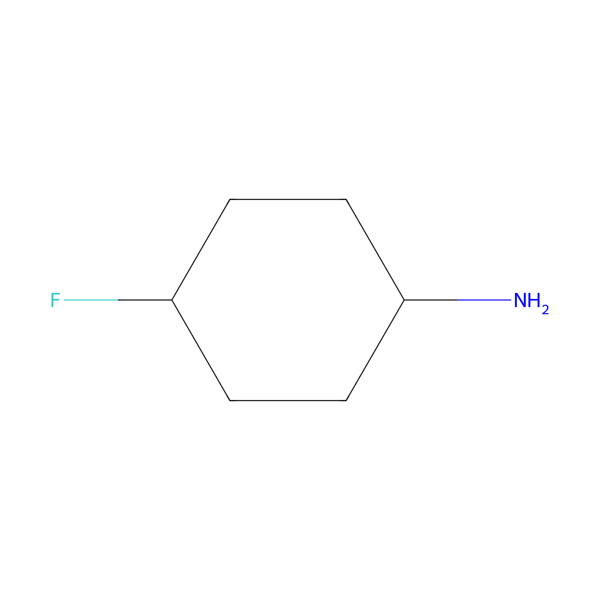 4-Fluorocyclohexan-1-amine molecular structure, CAS 1314924-99-6