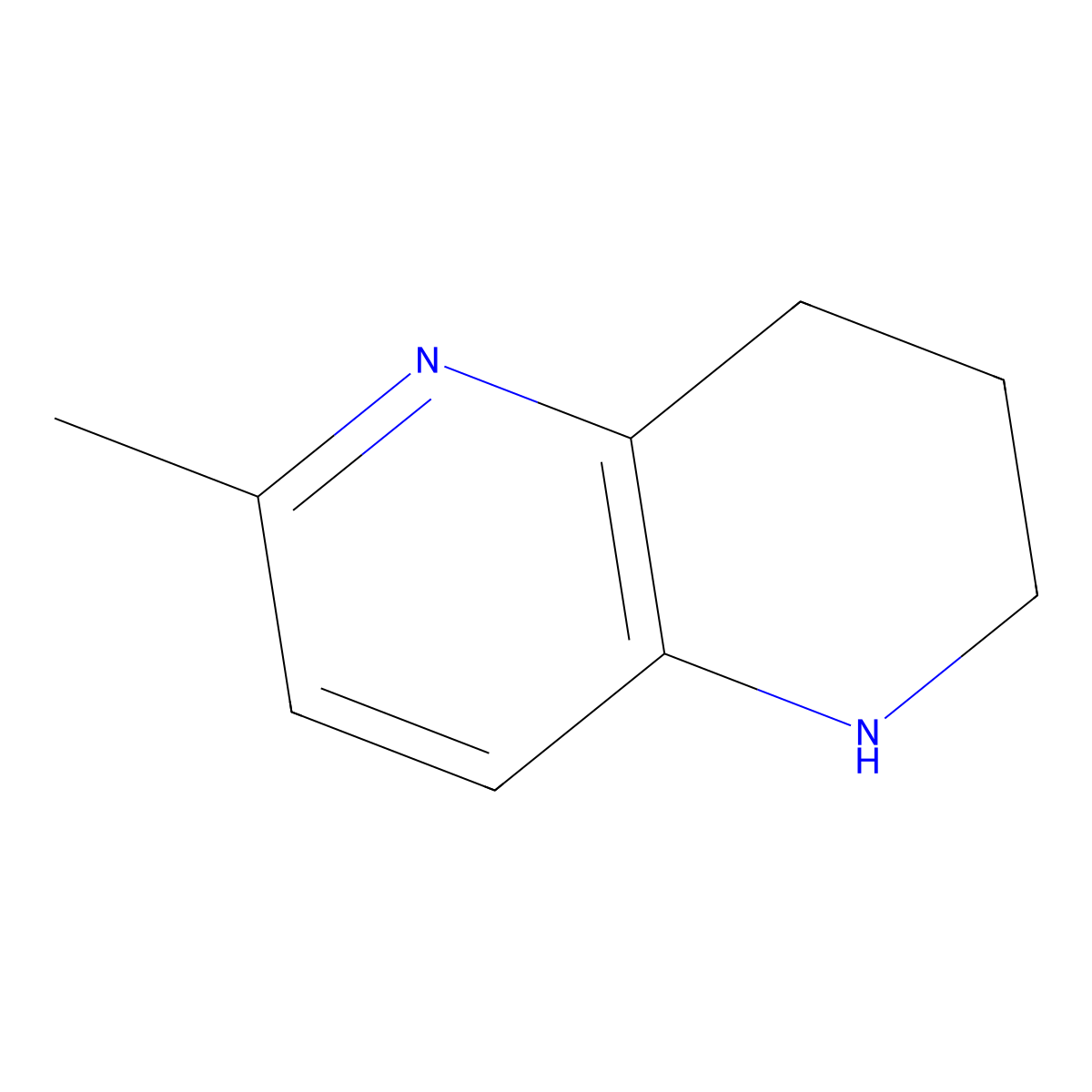 6-Methyl-1,2,3,4-tetrahydro-1,5-naphthyridine molecular structure, CAS 1314926-77-6