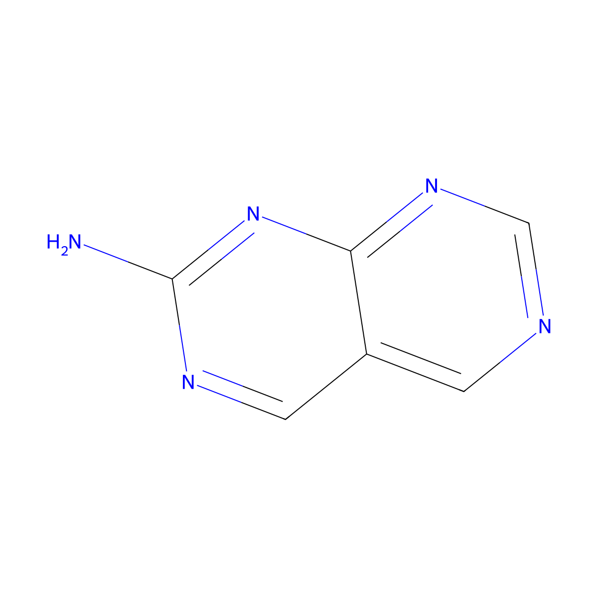 Pyrimido[4,5-d][1,3]diazin-2-amine molecular structure, CAS 1314927-80-4