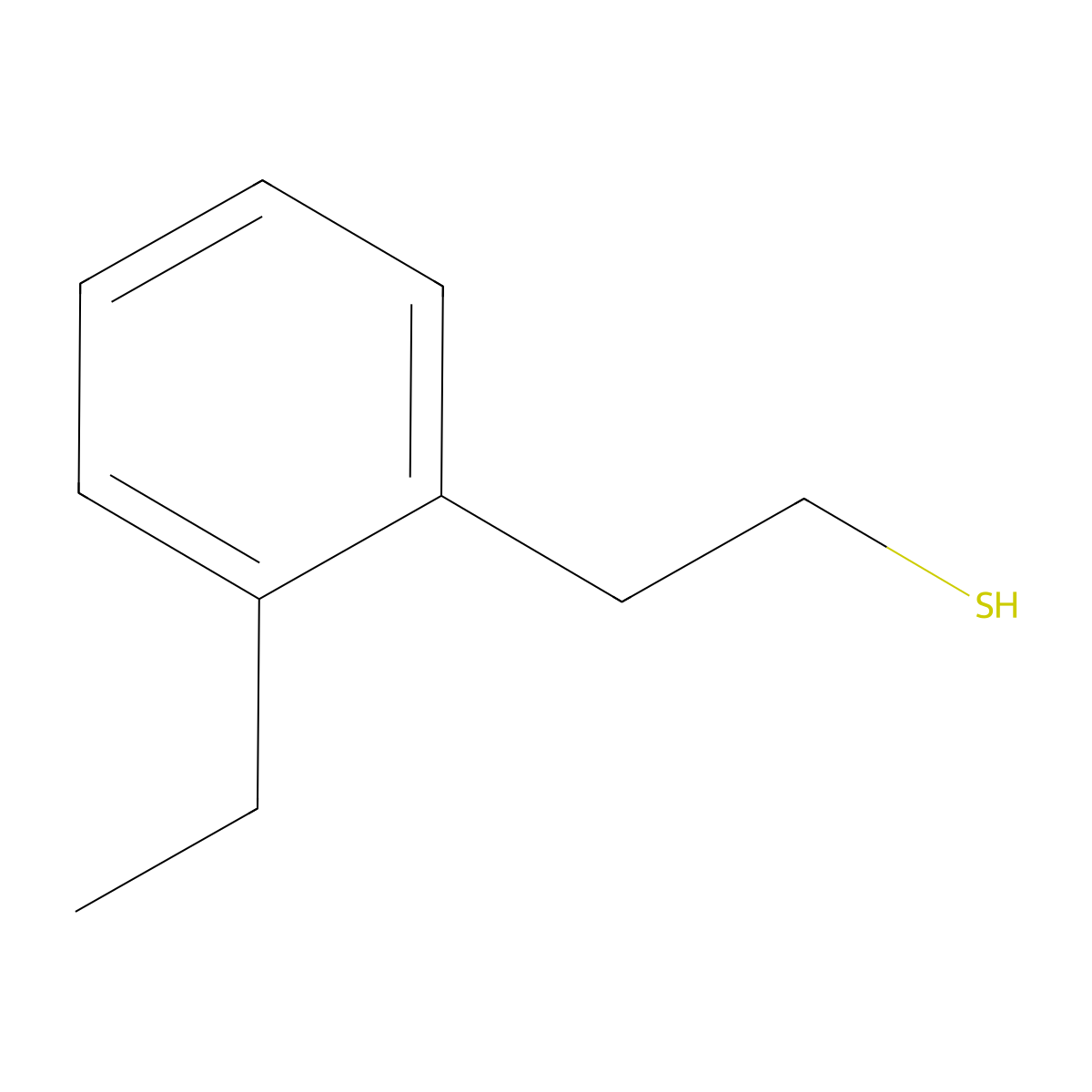 2-(2-Ethylphenyl)ethanethiol molecular structure, CAS 1314929-66-2
