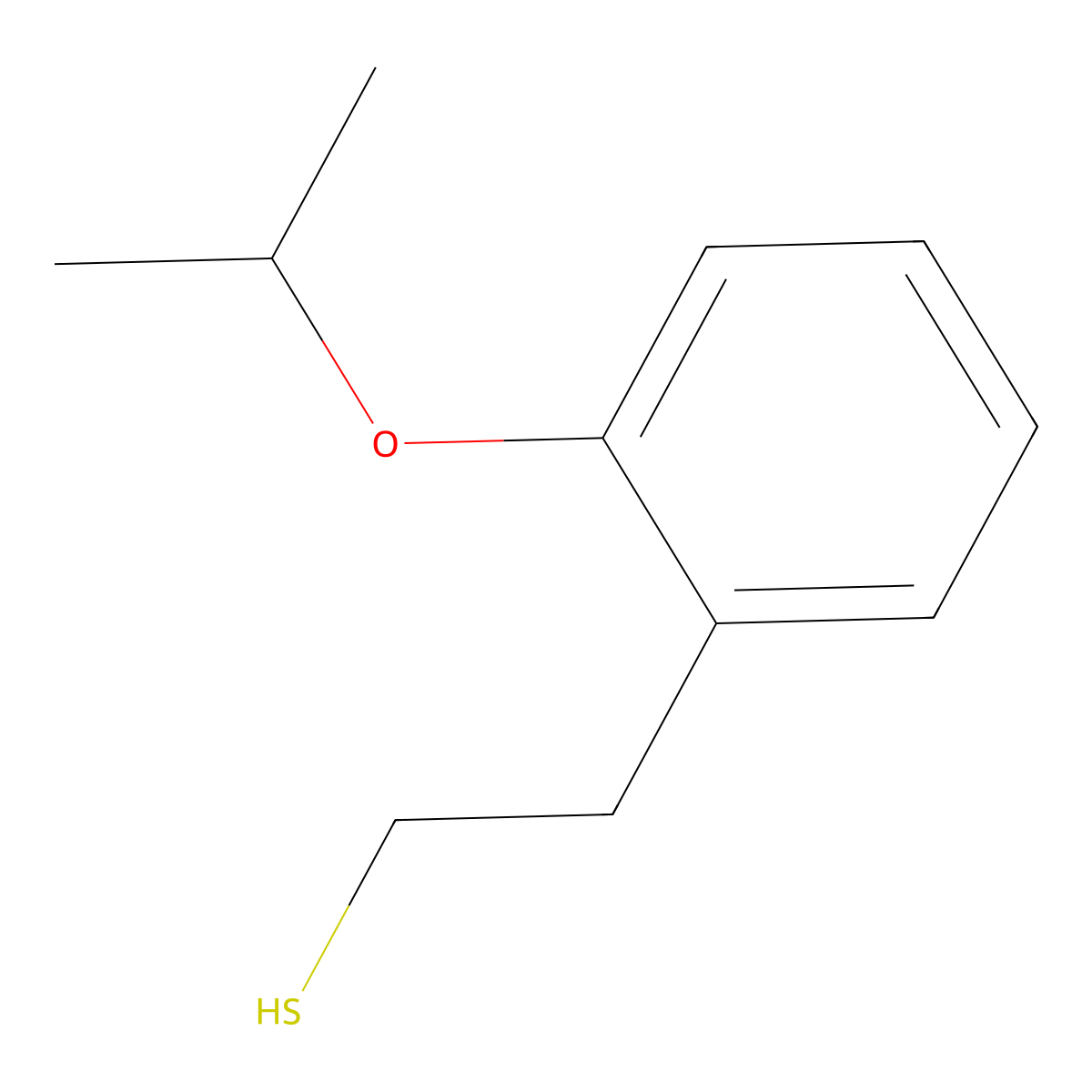 2-(2-iso-Propoxyphenyl)ethanethiol molecular structure, CAS 1314929-81-1
