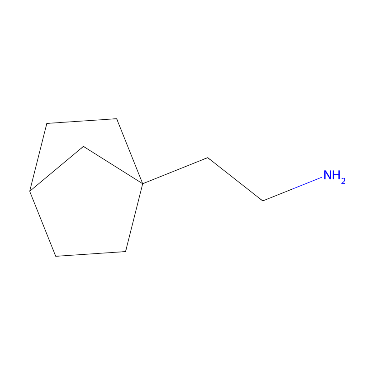 2-{Bicyclo[2.2.1]heptan-1-yl}ethan-1-amine molecular structure, CAS 1314931-62-8