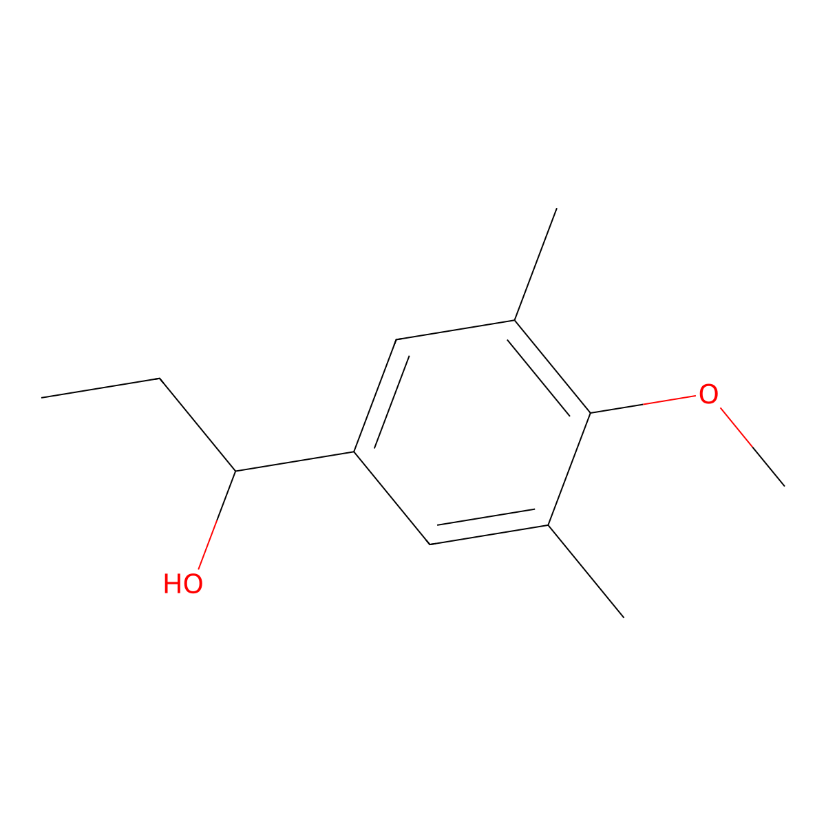 1-(3,5-Dimethyl-4-methoxyphenyl)-1-propanol molecular structure, CAS 1314932-05-2