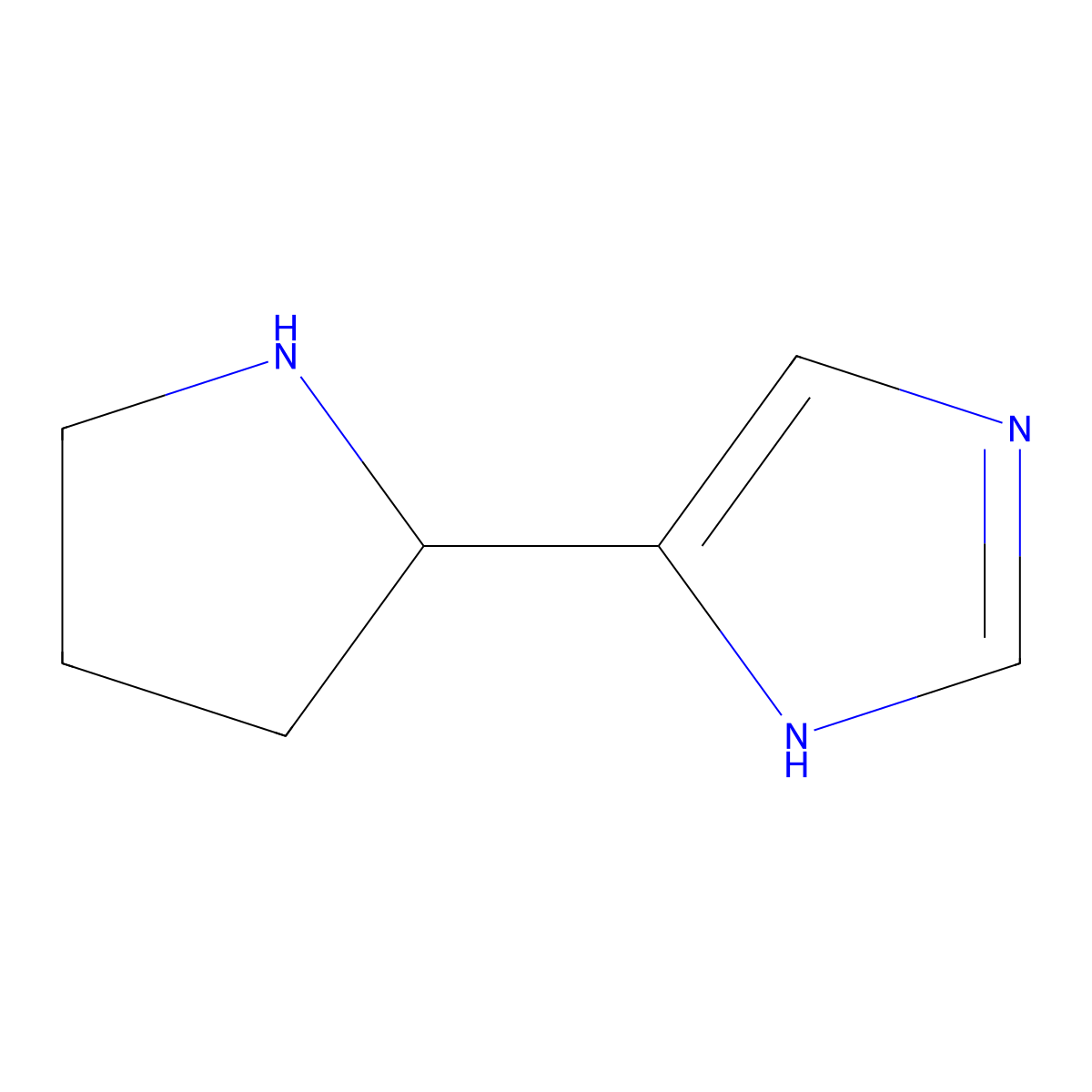 5-(Pyrrolidin-2-yl)-1H-imidazole molecular structure, CAS 1314933-15-7