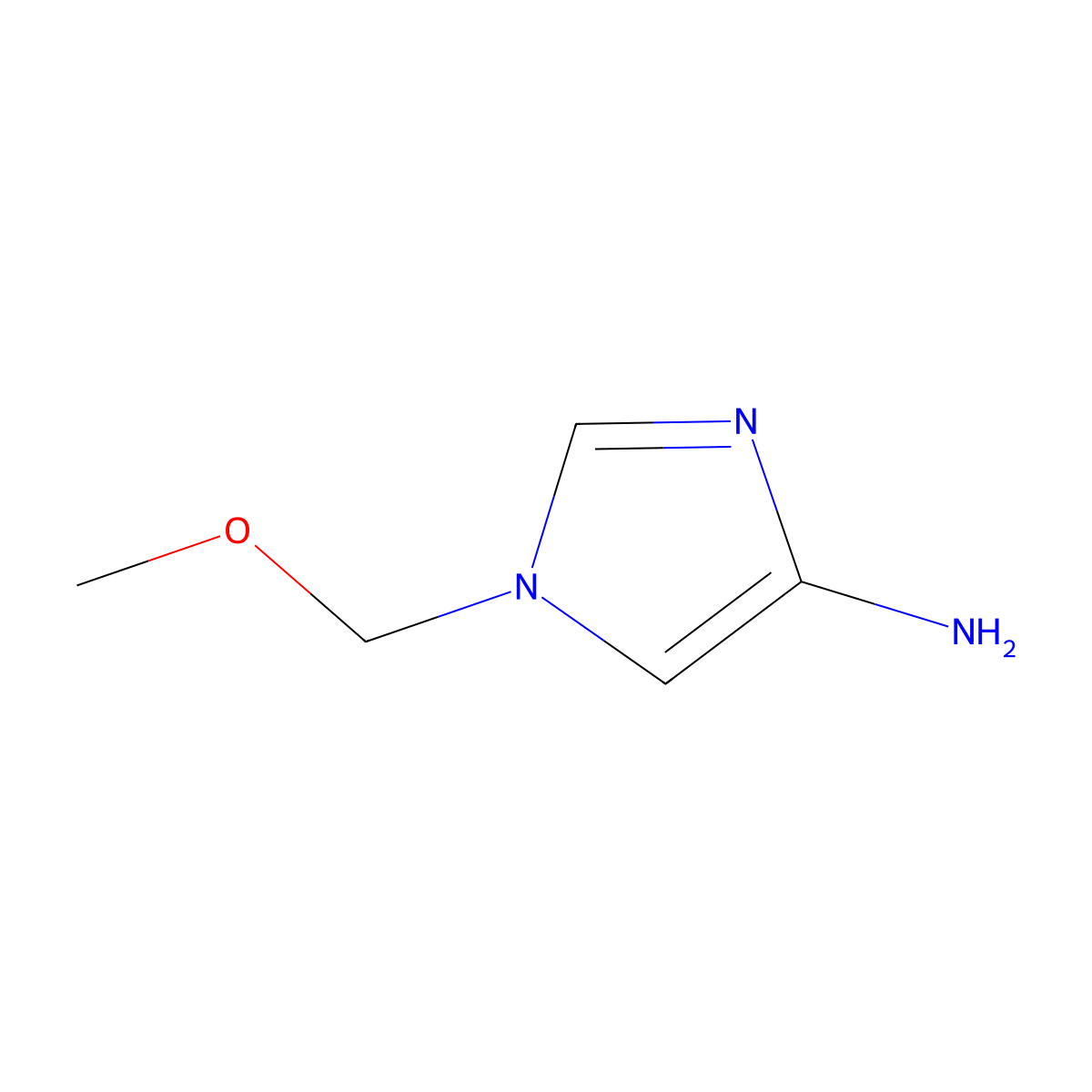 1-(Methoxymethyl)-1H-imidazol-4-amine molecular structure, CAS 1314933-64-6