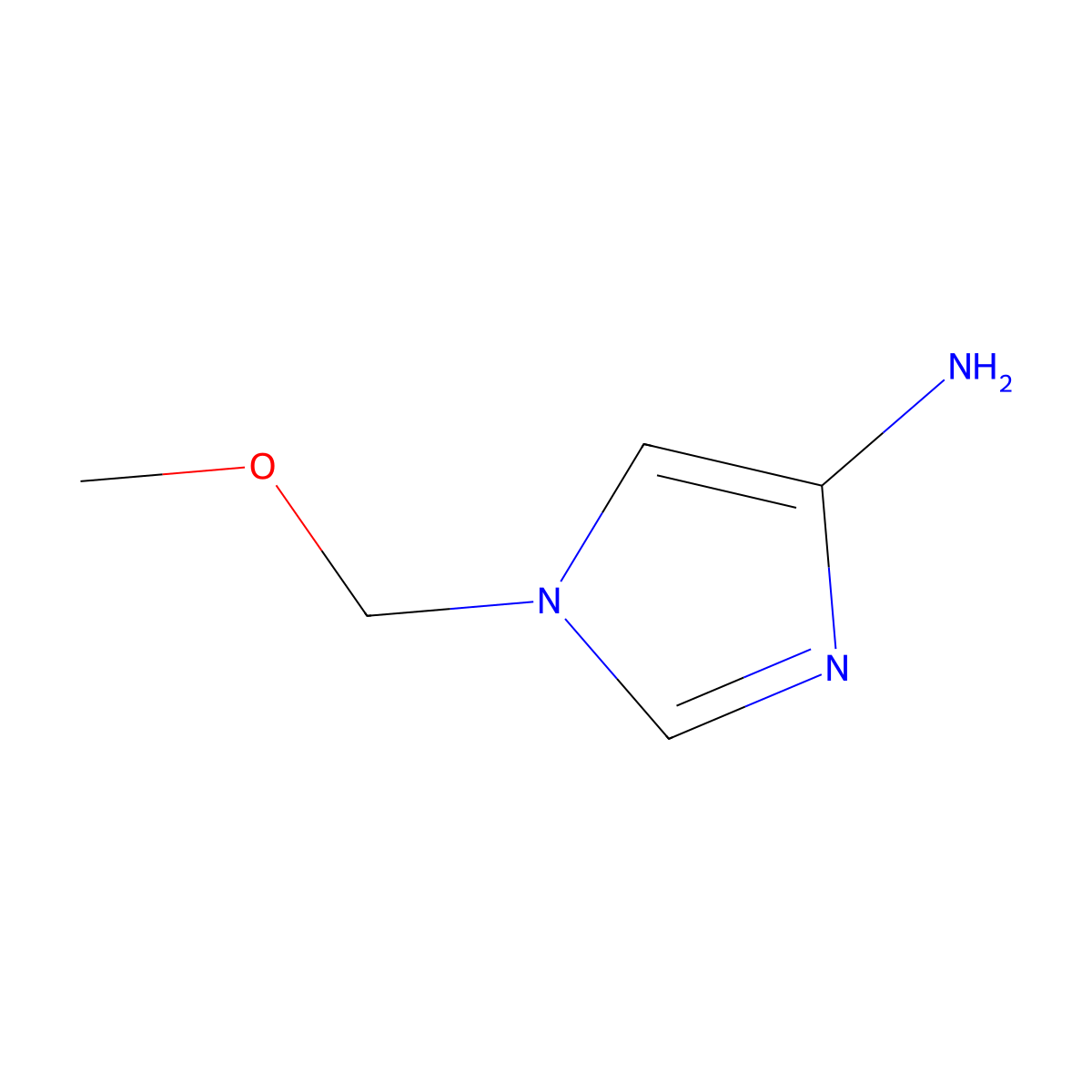 1-(Methoxymethyl)-1H-imidazol-4-amine molecular structure, CAS 1314933-64-6