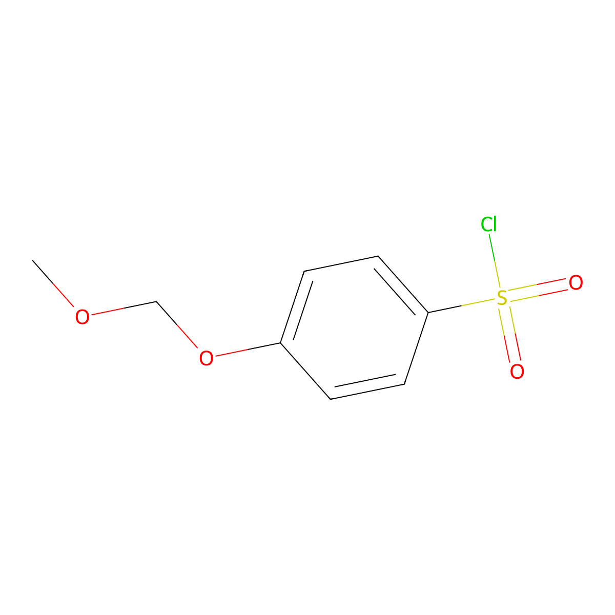 4-(Methoxymethoxy)benzene-1-sulfonyl chloride molecular structure, CAS 1314936-71-4