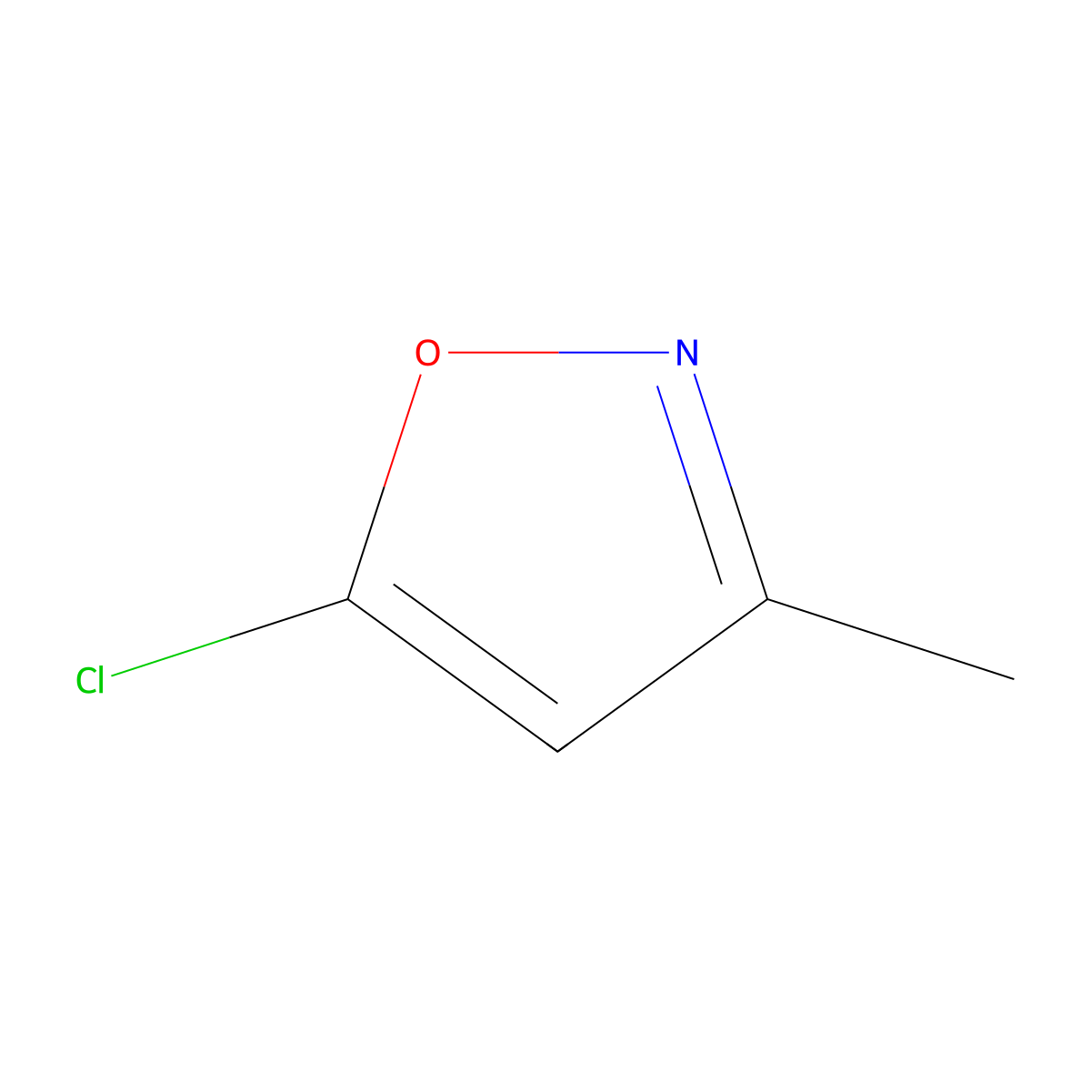 5-Chloro-3-methyl-1,2-oxazole molecular structure, CAS 1314938-49-2