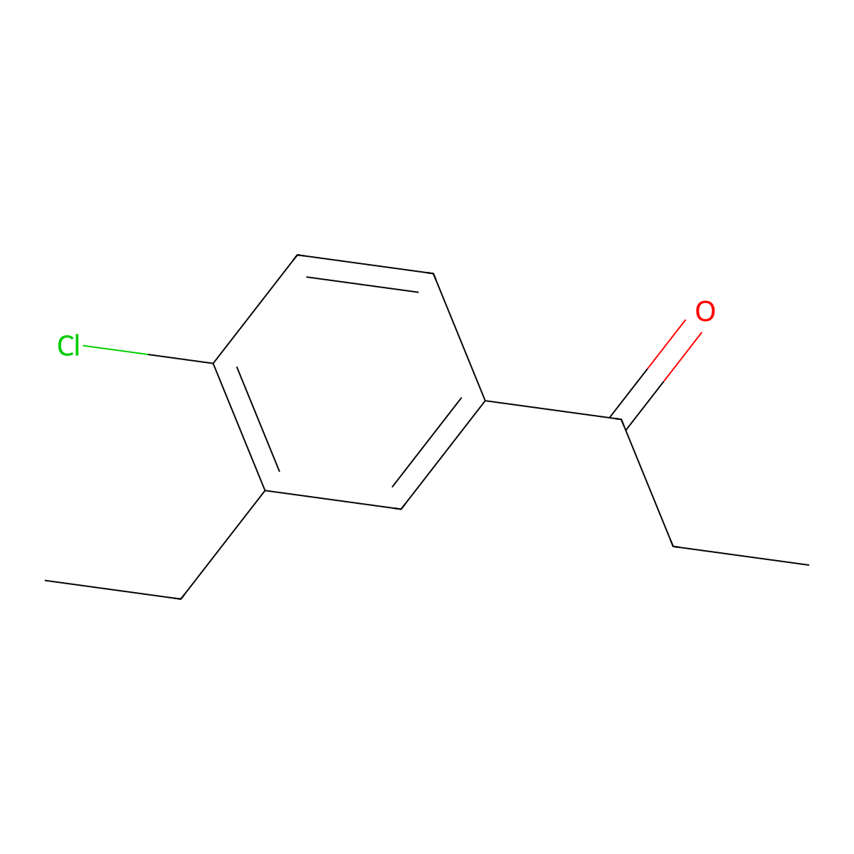 1-(4-Chloro-3-ethylphenyl)propan-1-one molecular structure, CAS 1314939-52-0