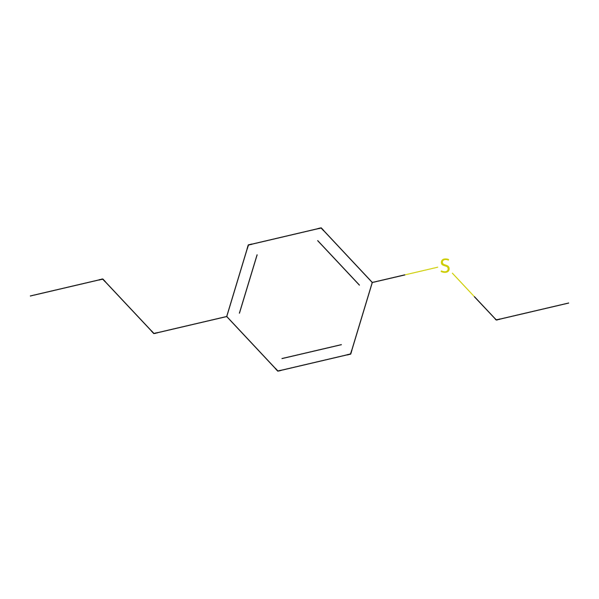 Ethyl 4-n-propylphenyl sulfide molecular structure, CAS 1314939-78-0