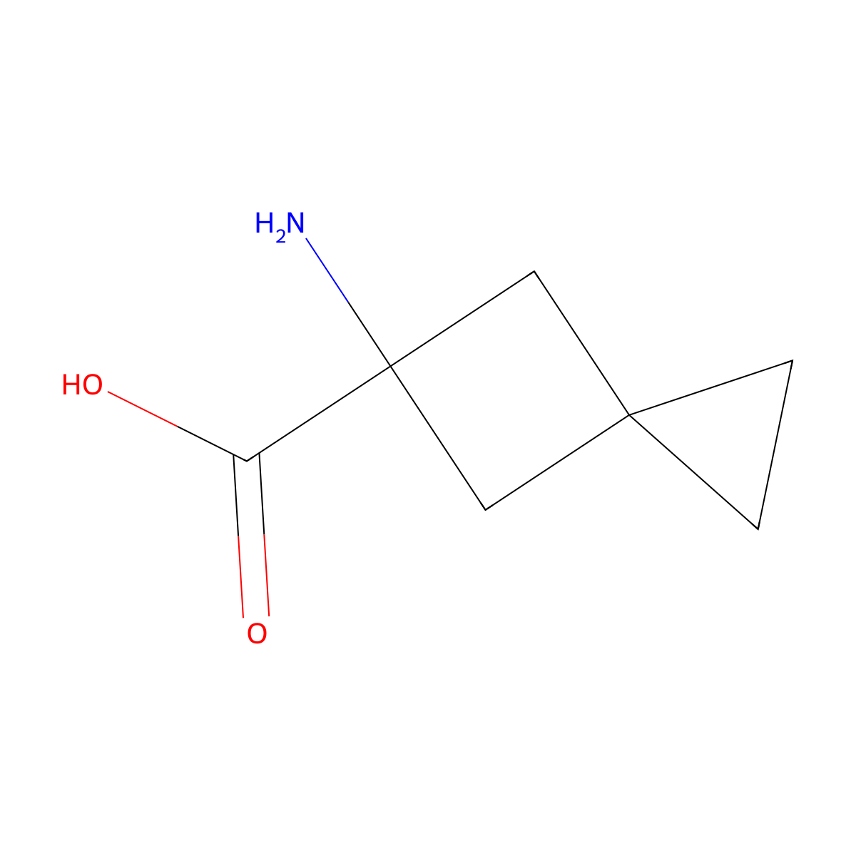 5-Aminospiro[2.3]hexane-5-carboxylic acid molecular structure, CAS 1314939-85-9