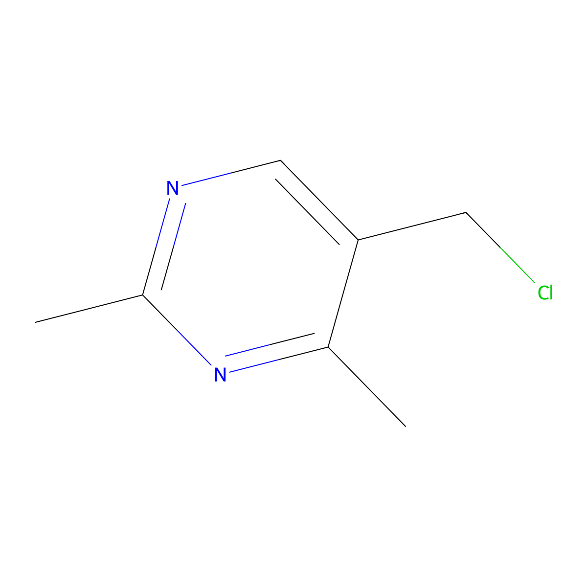 5-(Chloromethyl)-2,4-dimethylpyrimidine molecular structure, CAS 1314940-34-5